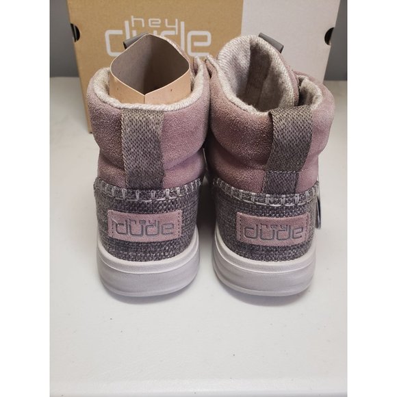 Hey Dude Eloise Suede Bootie Antique Rose Women's Size 8. Brand New In Box. - Picture 4 of 7